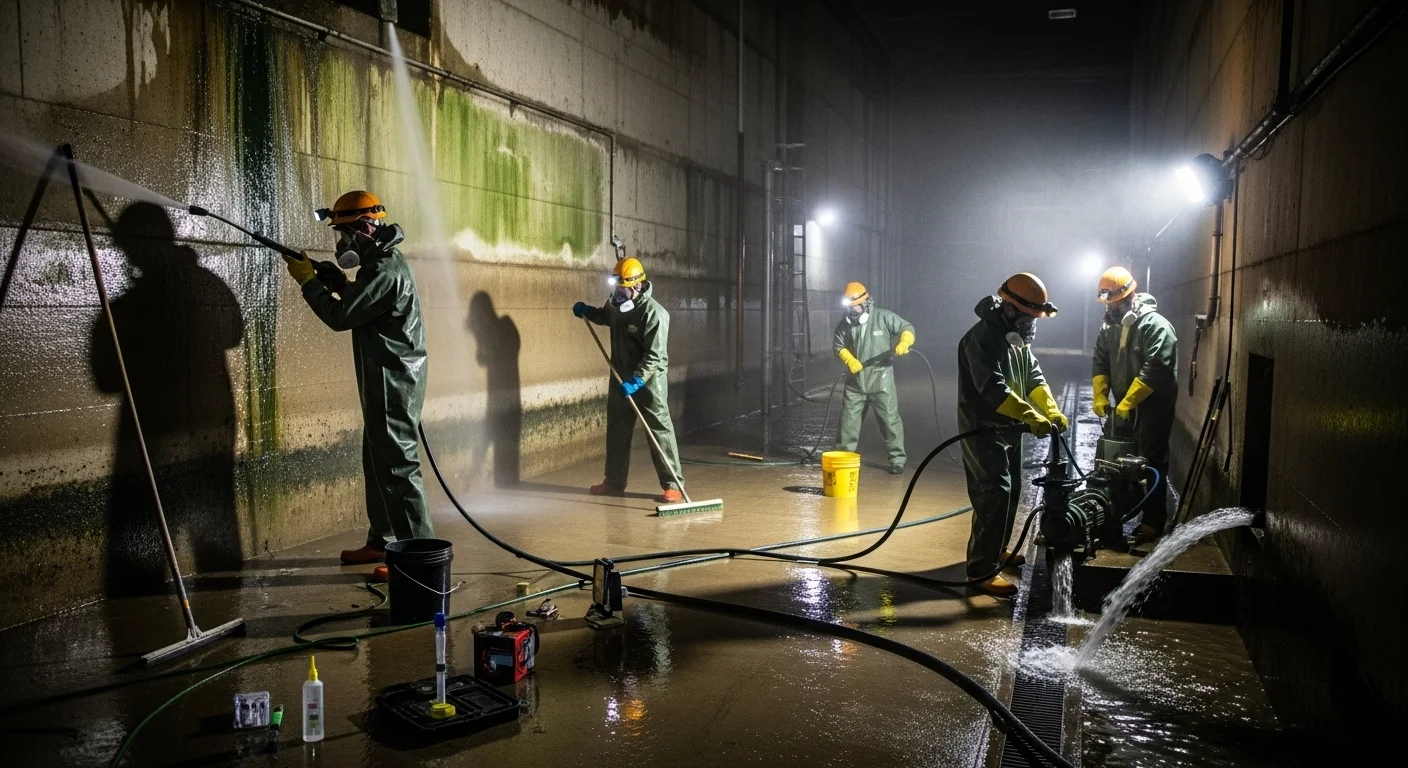 How to keep underground water tank clean